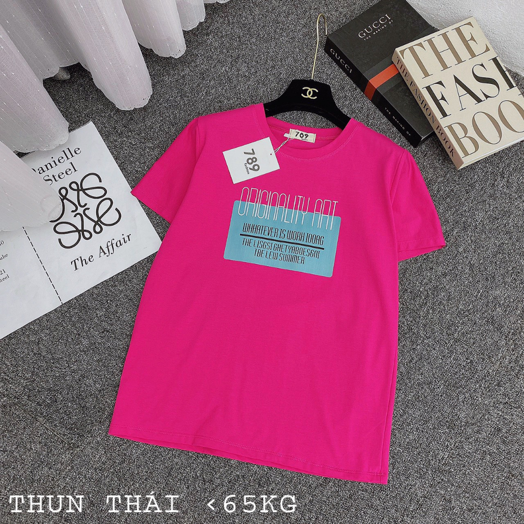 Áo Thun Thái Nữ Cao Cấp Chất Xịn Đẹp Mịn Mát MIYUNA Mã Hình Gấu Xinh Xắn