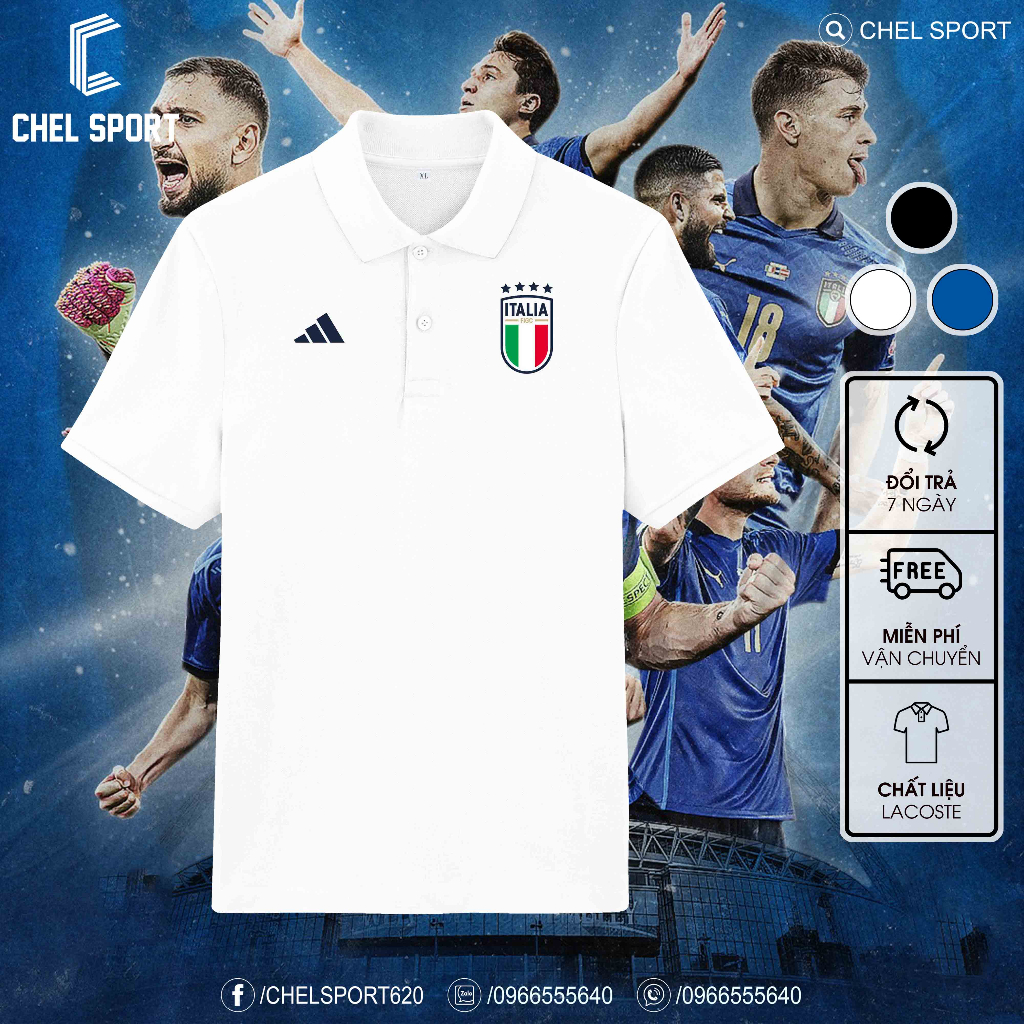Áo polo Italia 2023