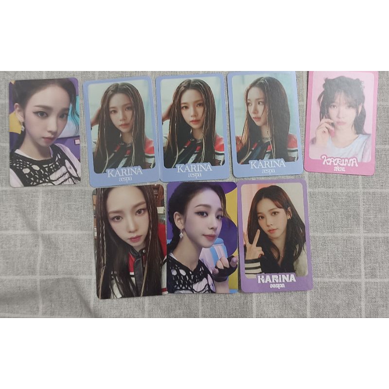 thẻ ảnh photocard karina aespa come to my illusion trong random pack official
