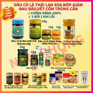 (20 Loại) Dầu Cù Là Thái Lan Chính Hãng Xoa Bóp