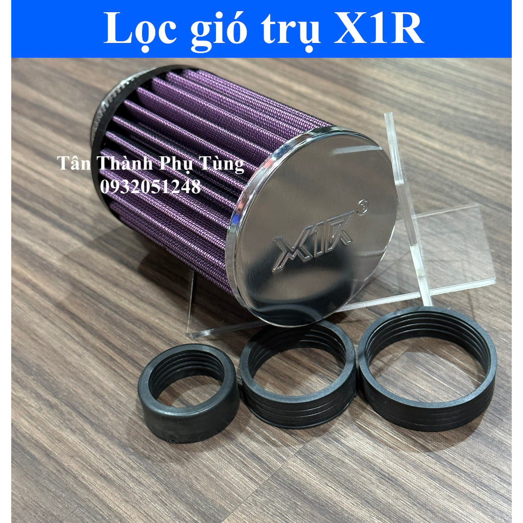 Lọc gió trụ X1R chính hãng gắn nhiều dòng xe phụkiệnxemáy