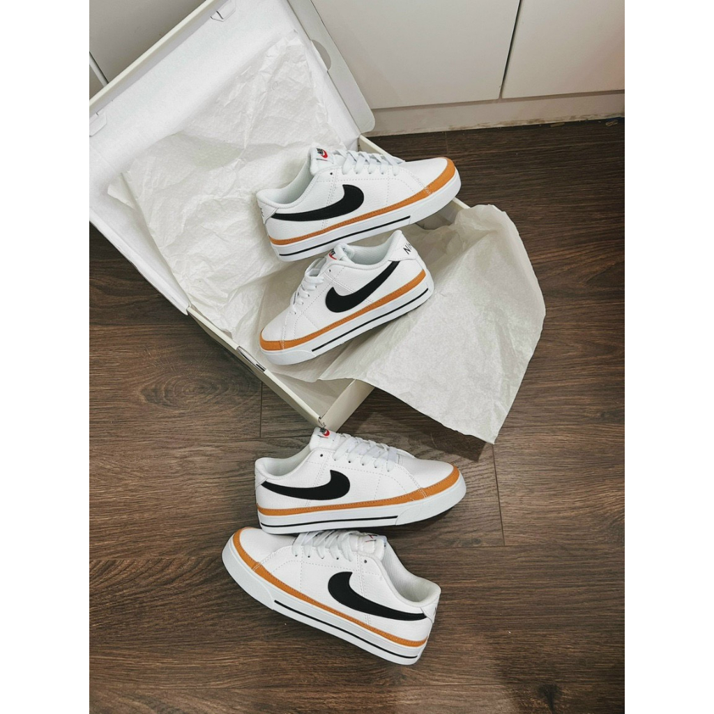 Giày sneaker Nik.e Court Legacy low White-Code CU4150-102-Full box