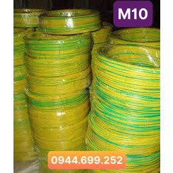 Dây tiếp địa, Cáp tiếp địa Vàng Xanh KoHan M10, thiết diện 1x10mm2