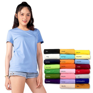 Áo Thun Trơn Đủ Màu Vải Dày Đẹp Áo Phông Trơn Nhóm