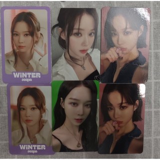Thẻ ảnh photocard aespa winter come to my illusion random official