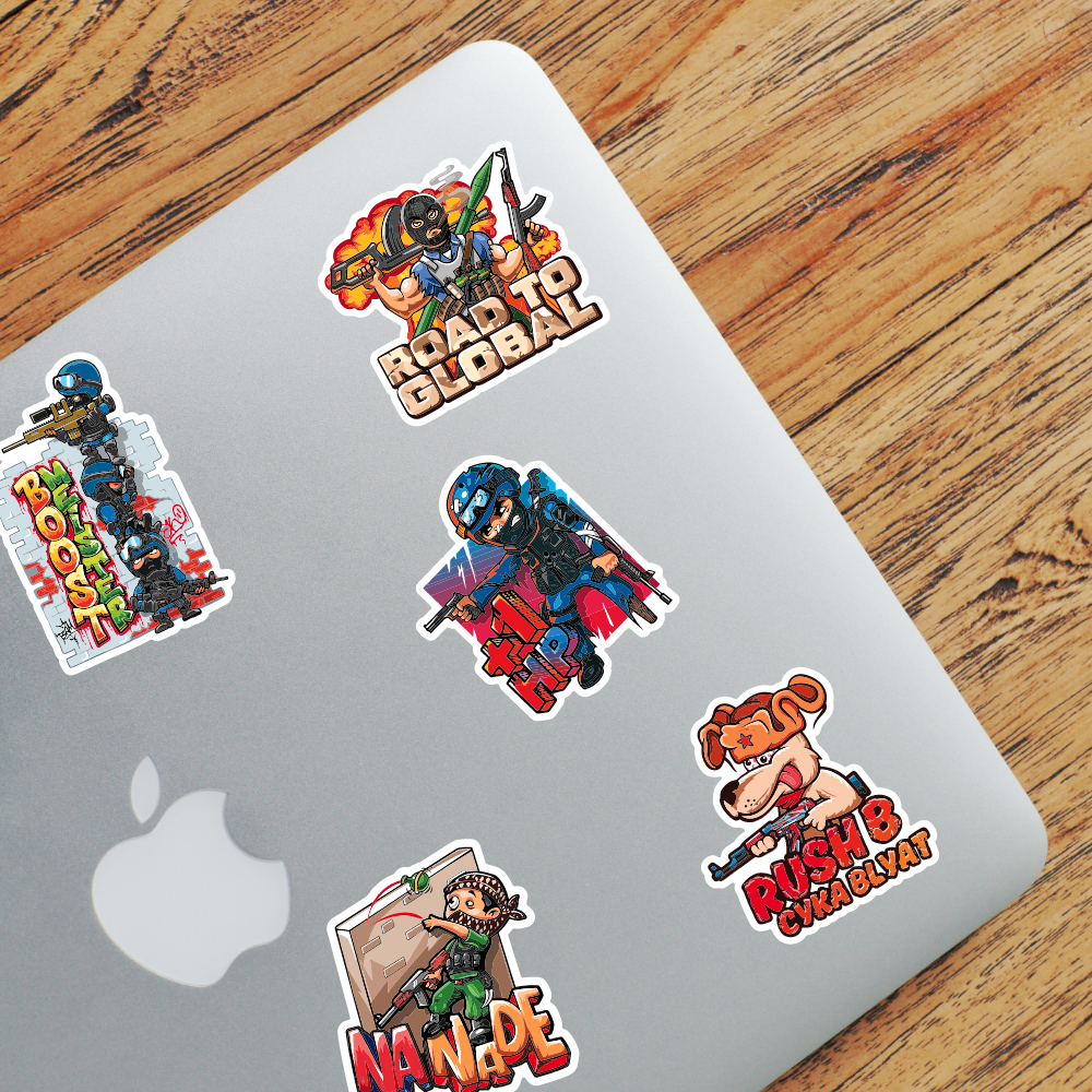 Bộ Hình Dán Sticker CSGO - Sticker Game S1mple Navi G2 Liquid Astralis Nip