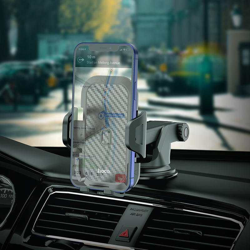 Giá đỡ điện thoại trên ô tô hoco dùng cho oto dinh vào kinh lái taplo dùng cho iphone samsung ...vv