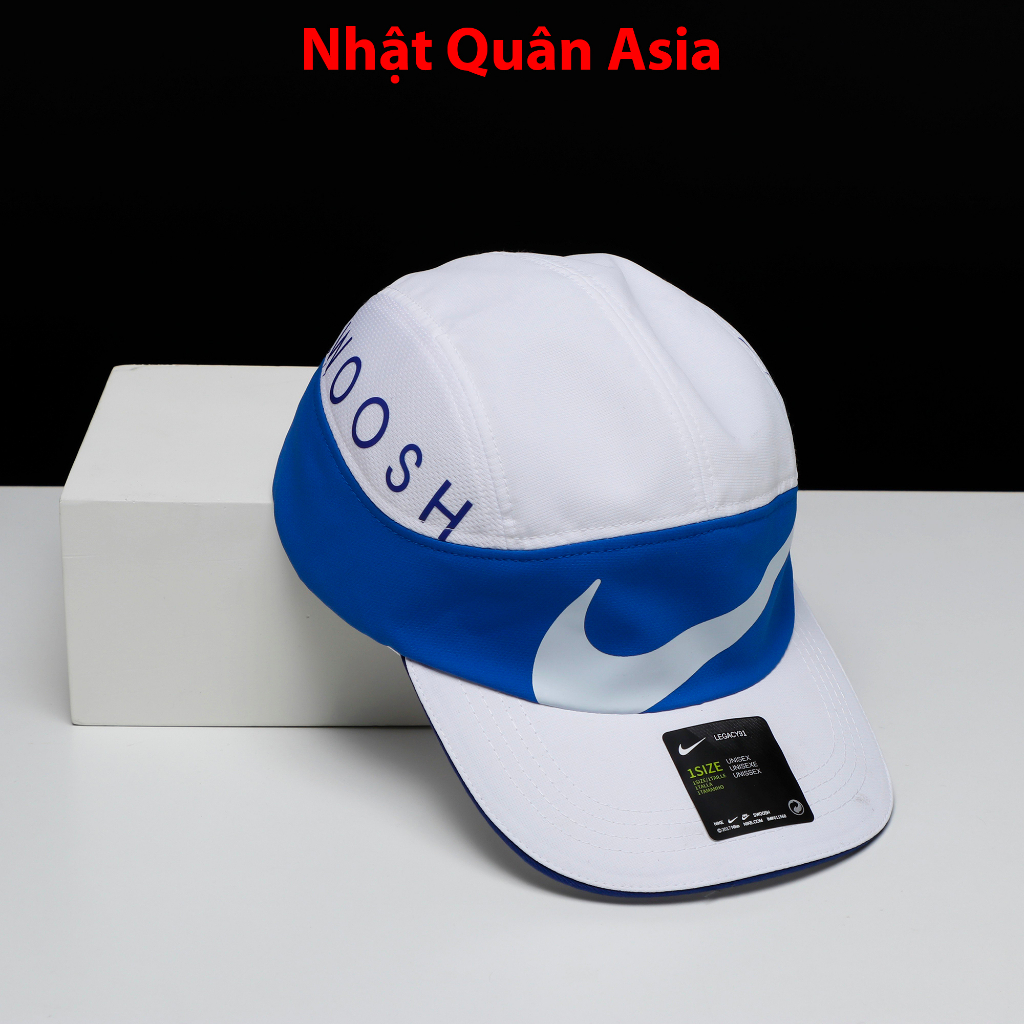 Nón thể thao Nike Men's Sportswear Tailwind Swoosh Cap chất dù xịn đuôi dán form mềm - Nhật Quân Asia nhatquanasia capma