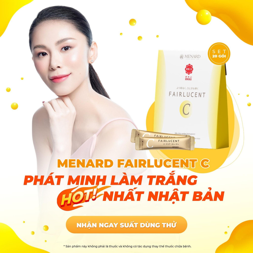 VitaminC tan chậm Menard Fairlucent (60 gói)