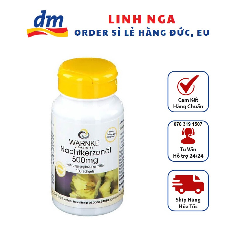Tinh dầu hoa anh thảo đức , cân bằng nội tiết tố nữ - Nội địa Đức