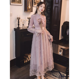 Đầm ren cao cấp dáng dài siêu xinh
