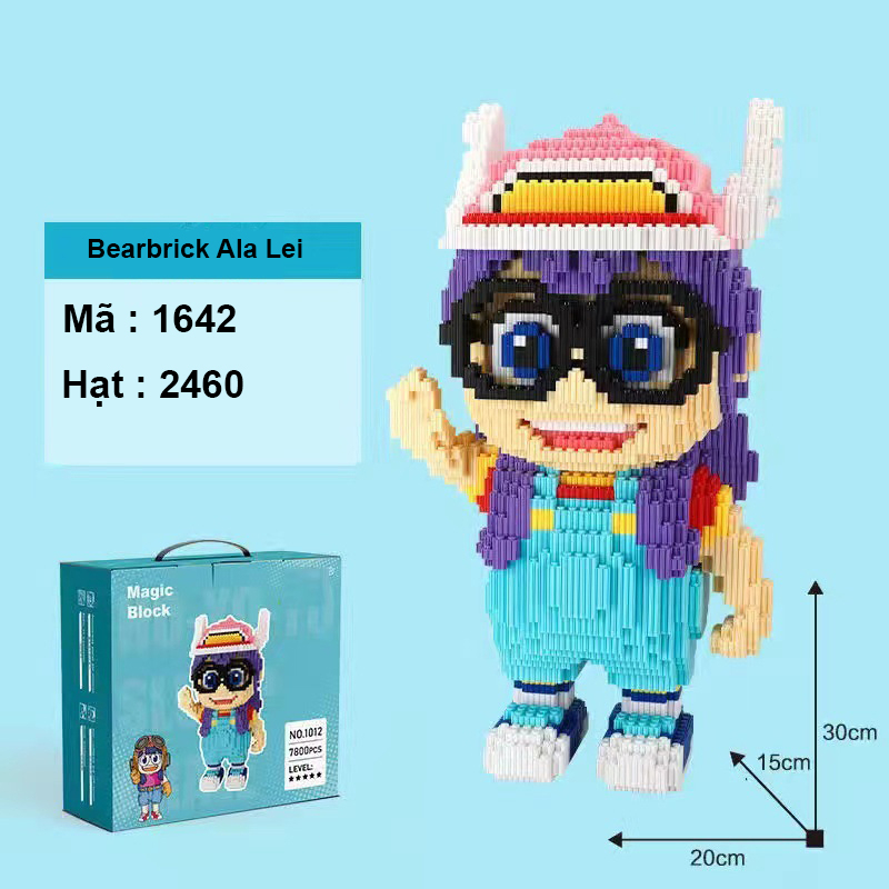 Mô hình lắp ráp bearbrick 42cm đồ chơi xếp hình pikachu thông minh dành cho trai và gái