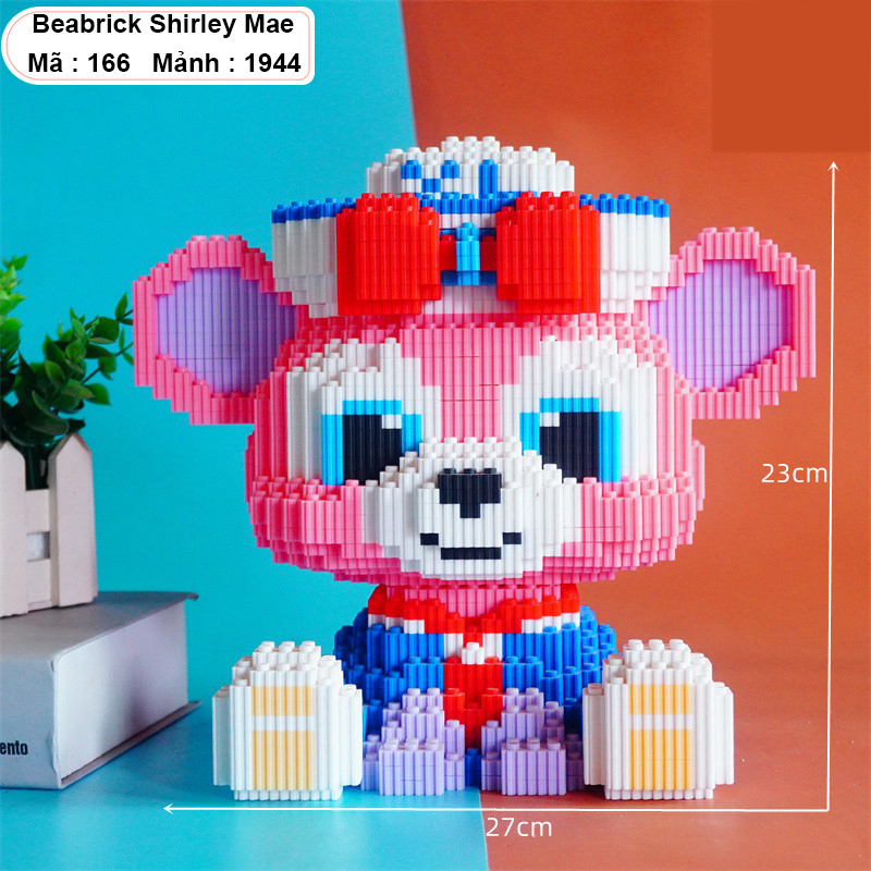 Mô hình lắp ráp bearbrick 42cm đồ chơi xếp hình pikachu thông minh dành cho trai và gái