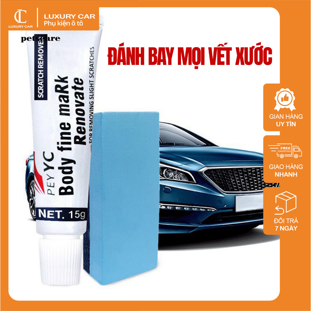 Kem xóa vết trầy xước Ô TÔ Xe Máy, đánh bóng xe hơi Công nghệ mới cao cấp 040