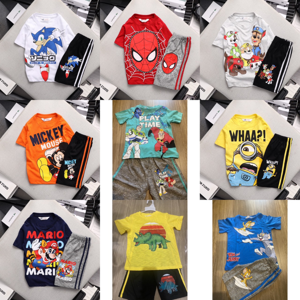 BỘ TAY NGẮN BT 1-6Y