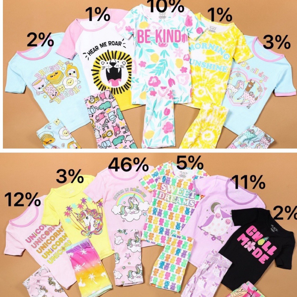 BỘ PLACE BÉ GÁI VNXK