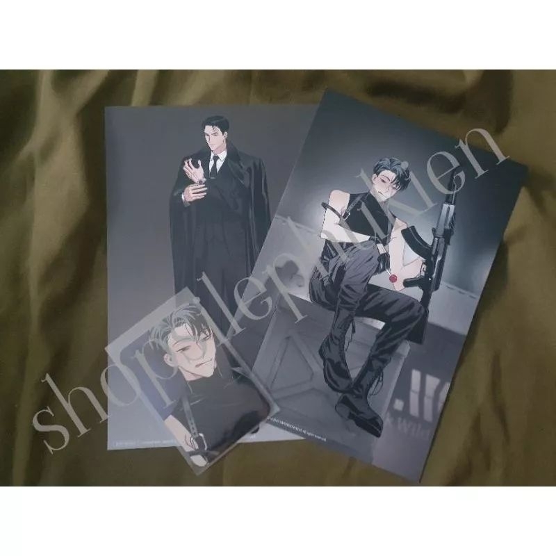 Postcard hắc hổ lịch 2022 Lezhin chính hãng