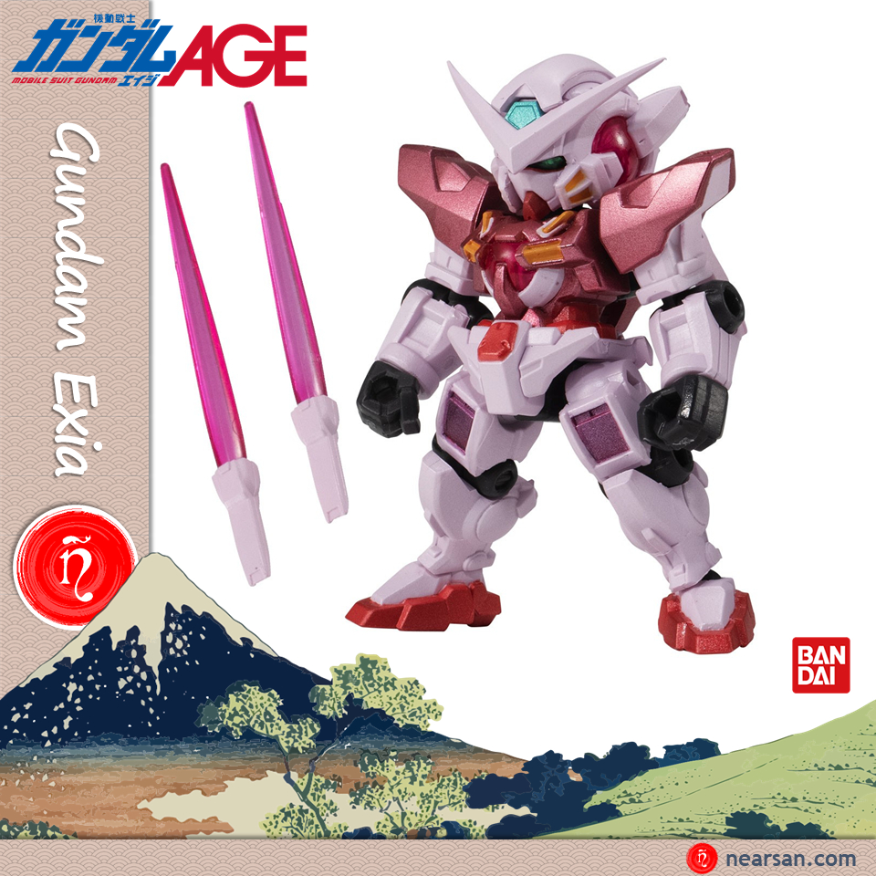 Exia gundam  mô hình mobile suit ensemble 15.5 bandai mse