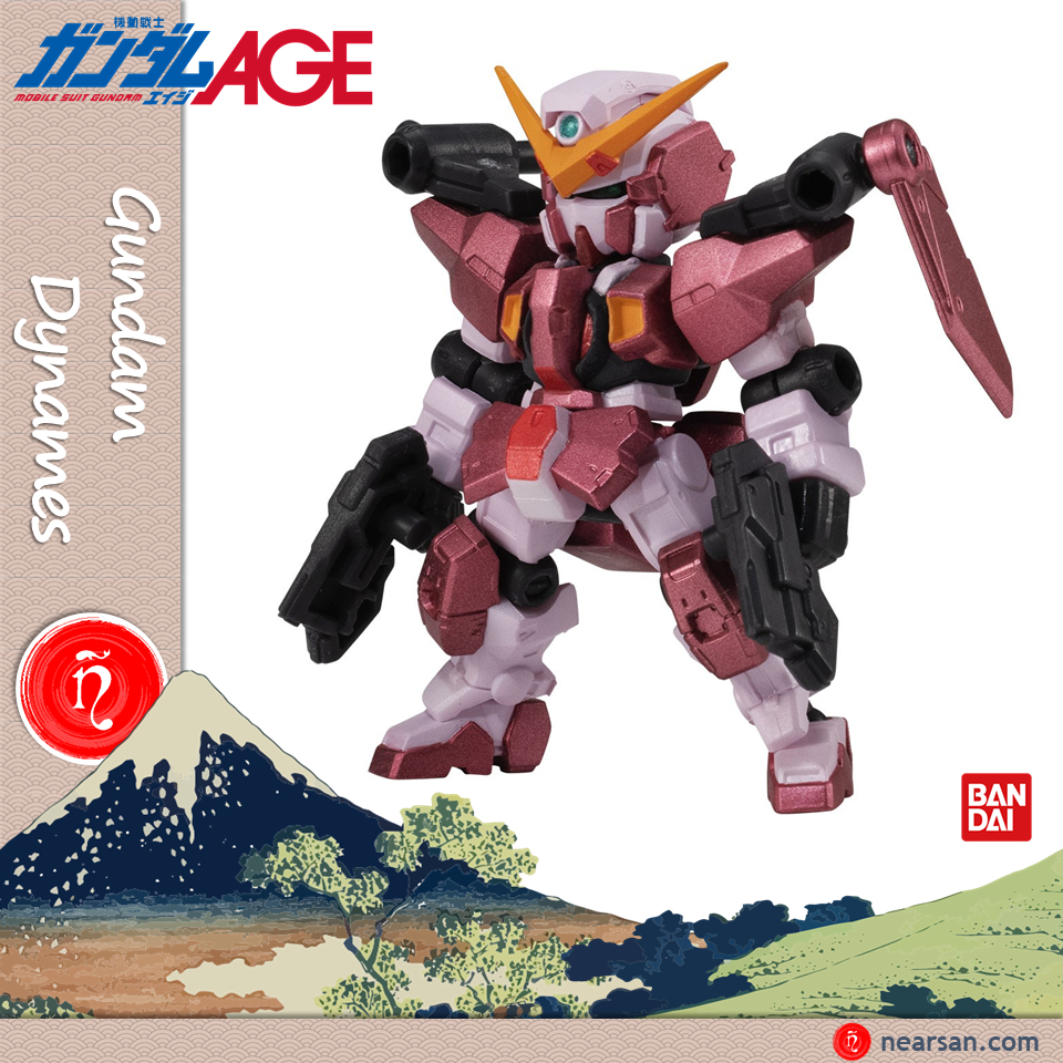 dynames gundam (trans am color) mô hình mobile suit ensemble 15.5 bandai mse
