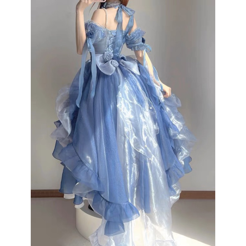 Đầm Lolita Xanh Thời Trang Nữ 2023