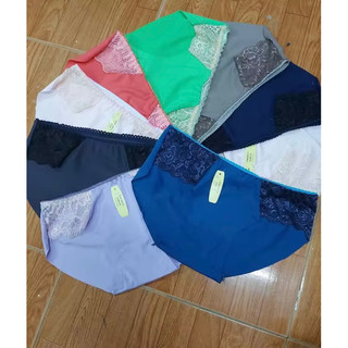 Mời sỉ- sét 10 quần lót nữ, quần chíp thun su ren cạnh