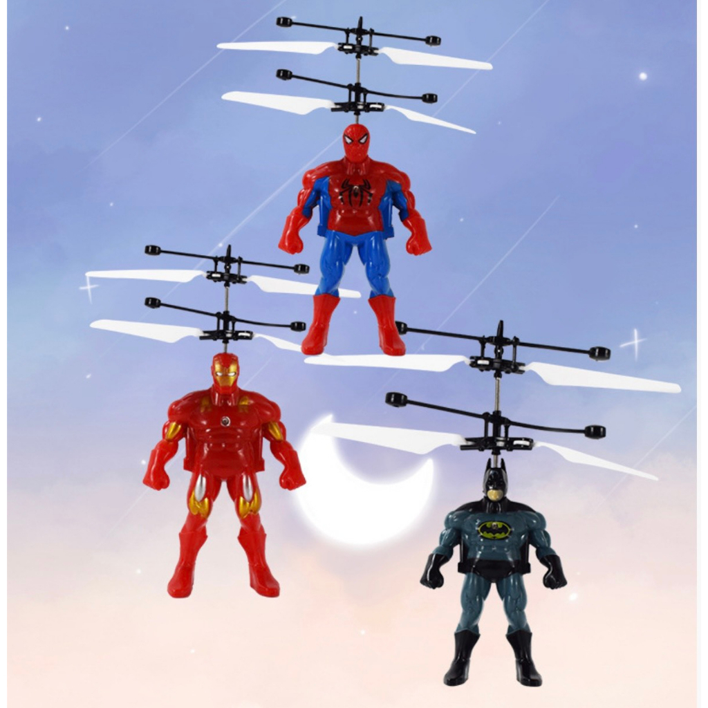 Mô Hình Nhân Vật Siêu Anh Hùng Bay Cảm Ứng