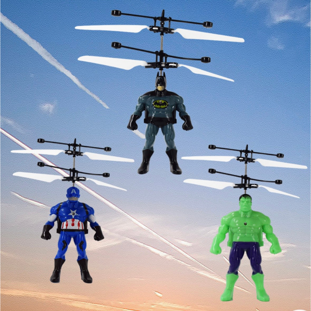 Mô Hình Nhân Vật Siêu Anh Hùng Bay Cảm Ứng