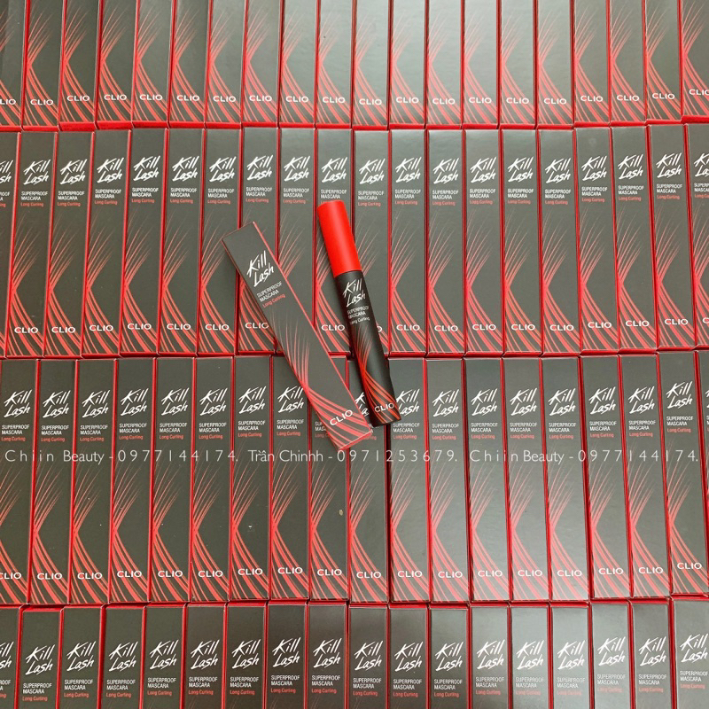 Có sẵn - Chuốt mi CLIO Kill Lash Superproof Mascara dài và tơi mi
