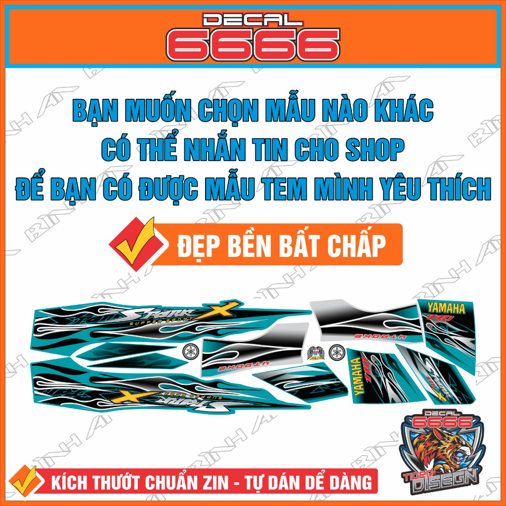 Tem rời WINNER X - xanh đen - decalq7