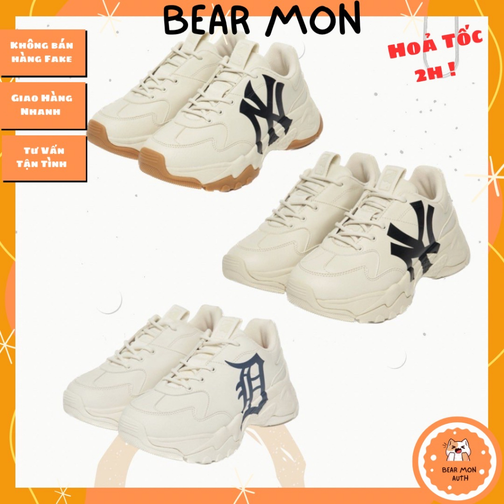 Giày MLB Bigball Chunky A New York Yankees 3Ashc101N logo ny