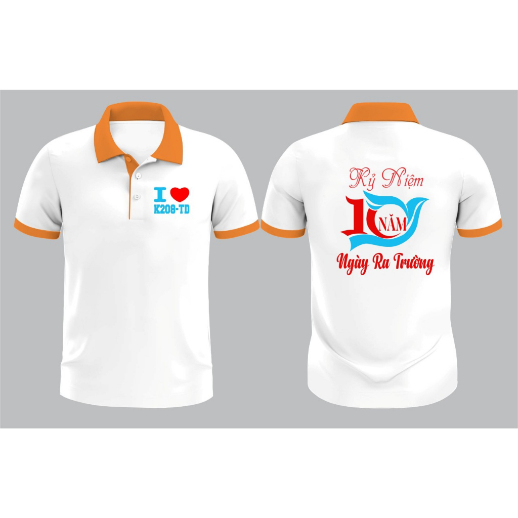 áo đồng phục lớp 10-15-20-30-35-40 năm chất LOẠI 1 áo kỉ niểm lớp in theo yêu cầu