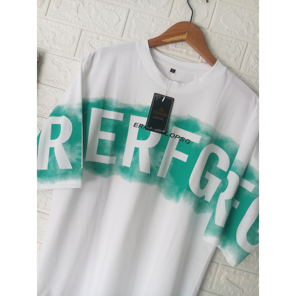 Áo thun unisex nữ tay lỡ in chữ form rộng mẫu đẹp 2023