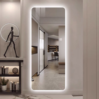 Gương toàn thân hình chữ nhật bo góc decor VUBAN