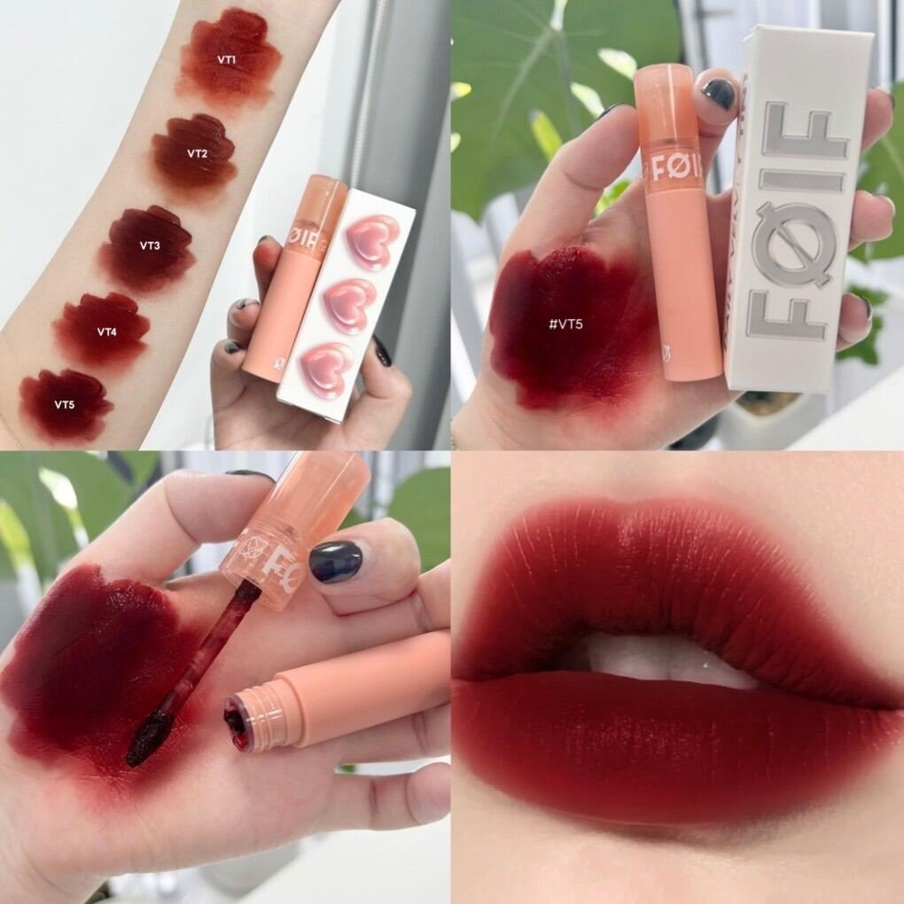 Son Kem Lì Merzy Foif Daily Velvet Tint  Thuần Chay, Mịn Mượt Lâu Trôi 3g - Bijou