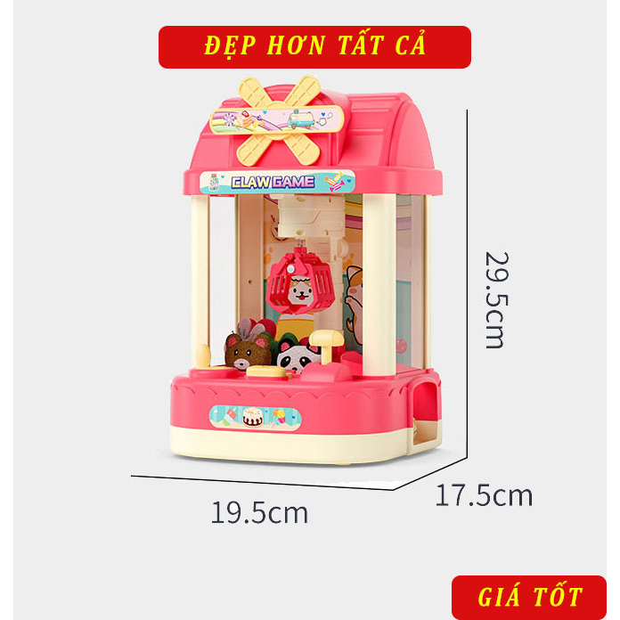 MÁY GẮP THÚ BÔNG MINI CHO BÉ, QUÀ TẶNG CHO BÉ CỰC ĐÁNG YÊU