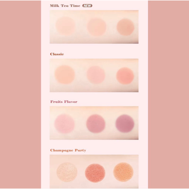 Có sẵn - Bảng phấn má hồng IM MEME Afternoon Tea Blusher Palette [I’m meme - ChiinBeauty]