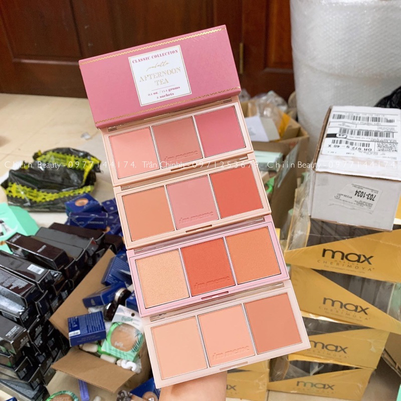 Có sẵn - Bảng phấn má hồng I’m MEME Afternoon Tea Blusher Palette [ChiinBeauty]