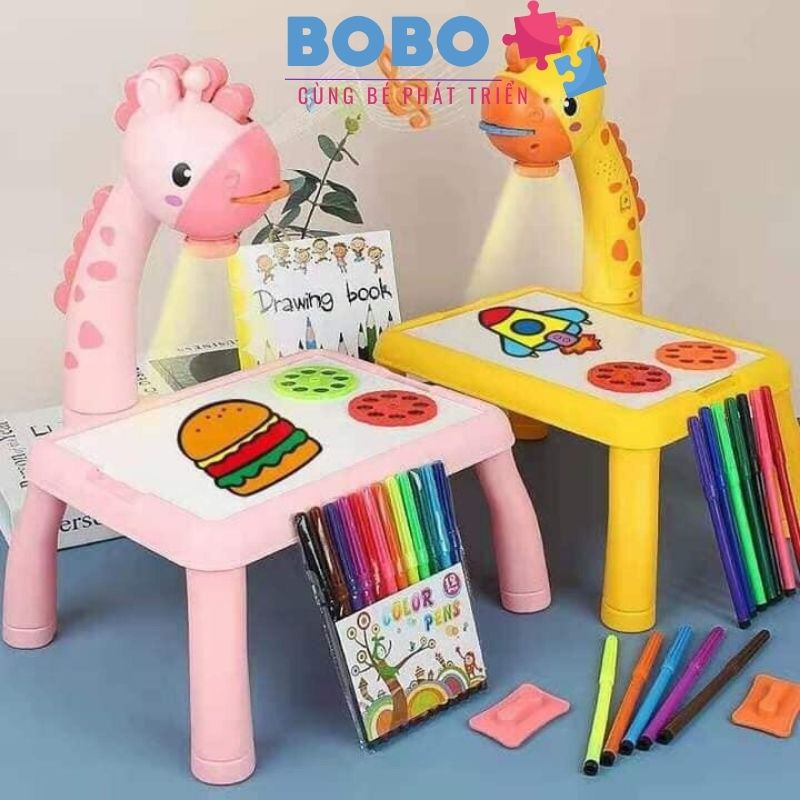 Bàn Vẽ Thông Minh Có Đèn Chiếu Hình Nhiều Mẫu - Đồ Chơi Cho Bé Tập Tô Vẽ