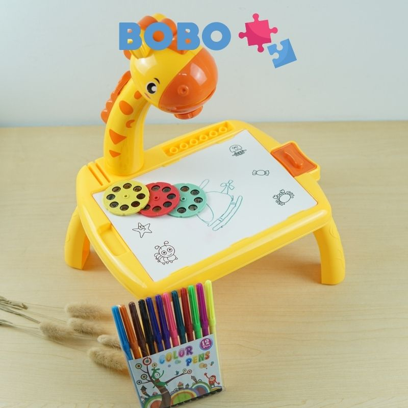 Bàn Vẽ Thông Minh Có Đèn Chiếu Hình Nhiều Mẫu - Đồ Chơi Cho Bé Tập Tô Vẽ