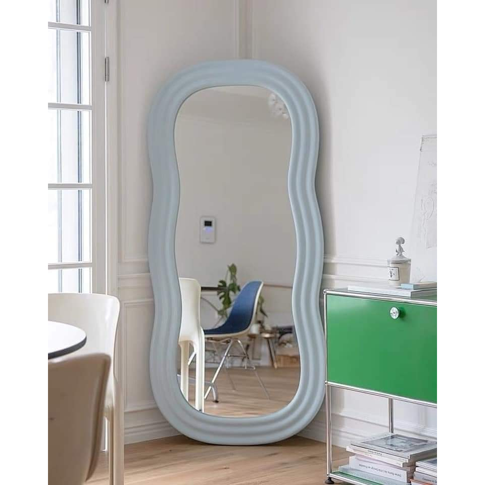 Gương lượn sóng dáng hạt đậu soi toàn thân⚡️SIÊU HOT⚡️ nịnh dáng, sang trọng,