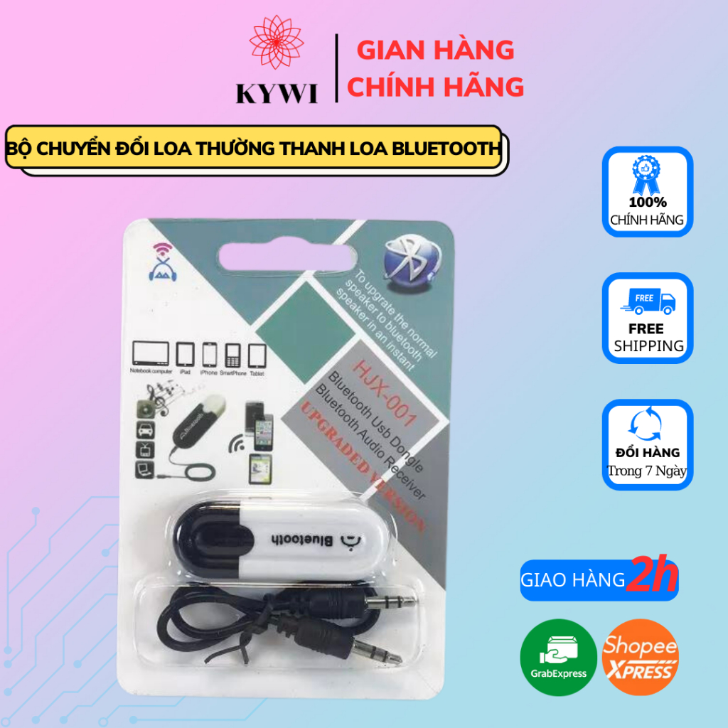 Bộ Chuyển Đổi Loa Thường Thành Loa Bluetooth 5.0 Hjx-001 Cao Cấp - KYWI