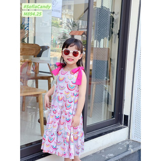 Váy maxi Sofia Candy cầu vồng bé gái (10-40kg)