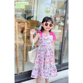 Váy maxi Sofia Candy cầu vồng bé gái (10-40kg)