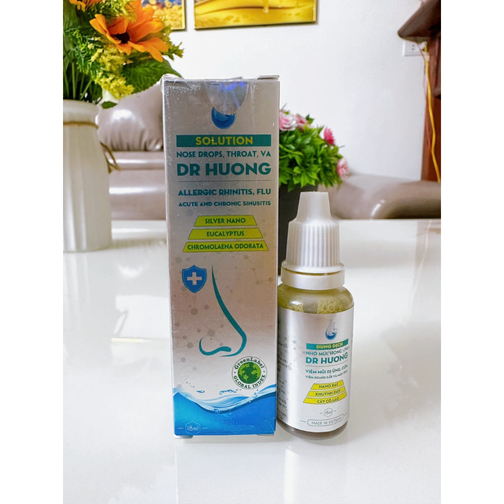 Xoang Nhỏ Mũi Họng VA Dr Hương Thanh Mộc Hương 18ml Thông Xoang Thoáng Mũi