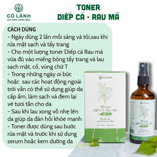 Toner Diếp Cá Rau Má 100ml