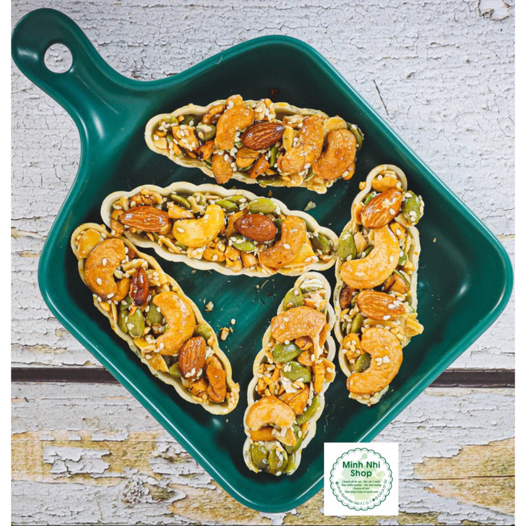 Bánh thuyền mix hạt dinh dưỡng ,Granola thuyền hạt, MINH NHI SHOP