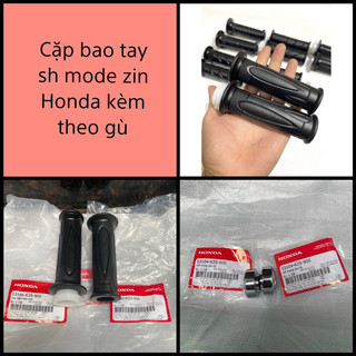 Bao tay cầm lắm nắm sh mode kèm gù inox xịn chính hãng Honda cho wave 2023
