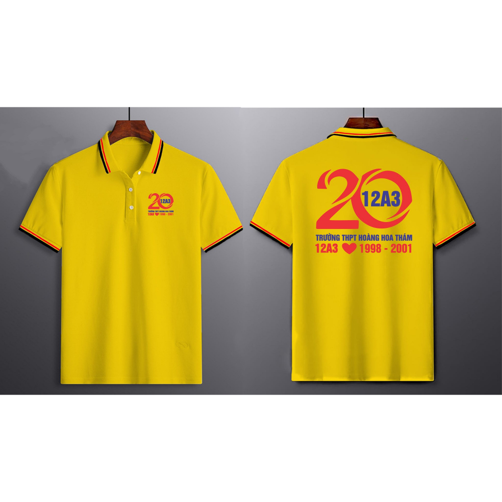 áo đồng phục lớp 10-15-20-30-35-40 năm chất LOẠI 1 áo kỉ niểm lớp in theo yêu cầu