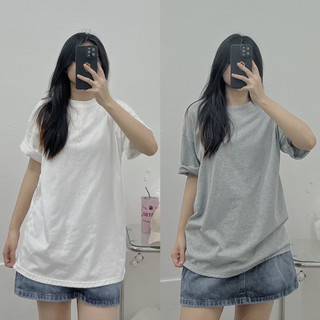 Áo Phông Trơn Cổ Tròn Free Size 40-68kg 5 màu Q3