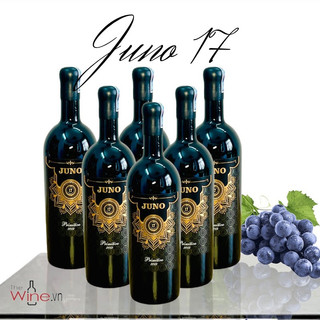 Rượu vang đỏ nhập khẩu Ý Juno 17 Primitivo